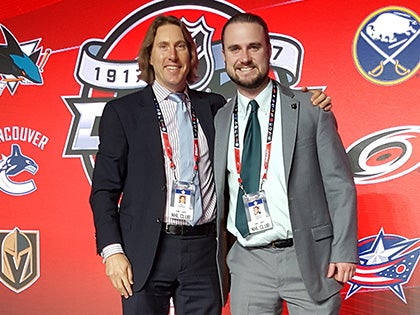Don Fishman, left, and Andrew Lugerner. Photo courtesy of Don Fishman.