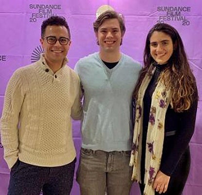 From left: Graham Fenton, Keegan Hawkins, and Michelle Banayan