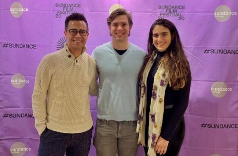 From left: Graham Fenton, Keegan Hawkins, and Michelle Banayan
