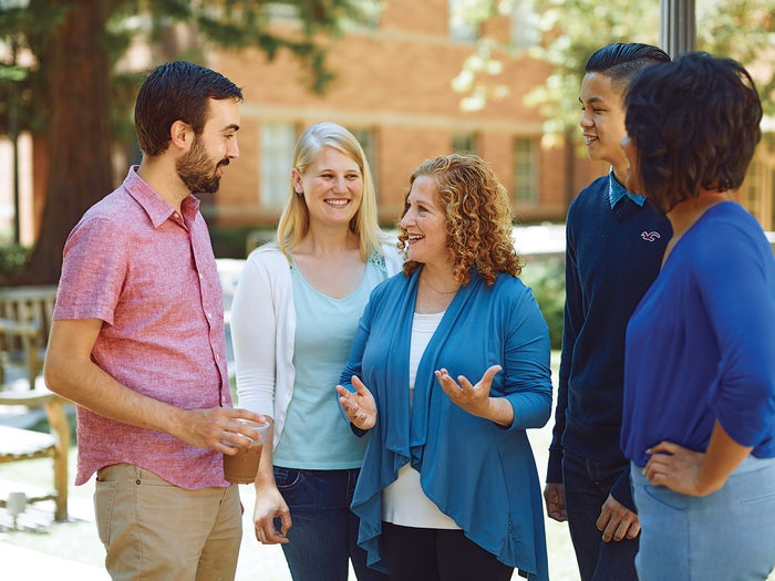 Jennifer L. Mnookin with UCLA Law students