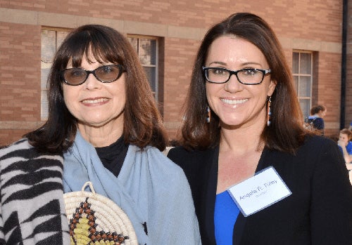 From left: Carole GOldberg and Angela Riley