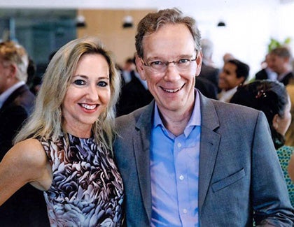 Alicia Miñana ’87 and her husband, Rob Lovelace