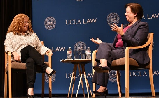 From left: Jennifer Mnookin and Elena Kagan