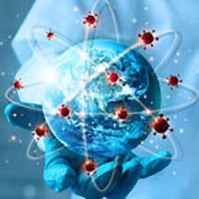 Illustration of the coronavirus molecule