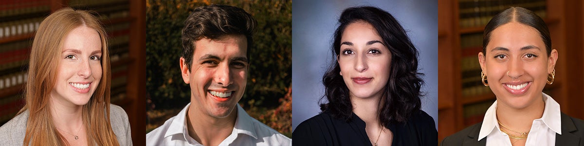 From left: Nora Browning, Joseph Gaylin, Shireen Jalali-Yazdi and Kamilah Mims.