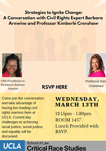 Strategies to Ignite Change: A Conversation with Civil Rights Expert Barbara Arnwine and Professor Kimberlé Crenshaw