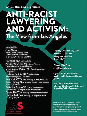 Anti-Racist Lawyering and Activism: The View from Los Angeles