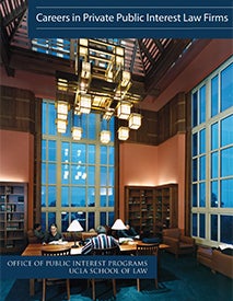 Cover of Guide to Careers in Private Public Interest Law Firms