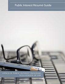 Cover of Guide to Public Interest Résumé Guide