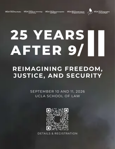 Gray poster for 9/11 Symposium