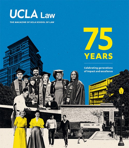 UCLA Law 2025 magazine cover