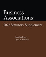 Book cover: Business Associations: 2022 Statutory Supplement