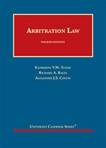 Book cover: Arbitration Law