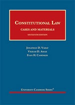 Book cover: Constitutional Law: Cases and Materials