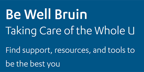 Be Well bruin logo
