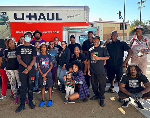 UCLA Law’s Black Law Students Association volunteering with Miss Rodgers’ Neighborhood