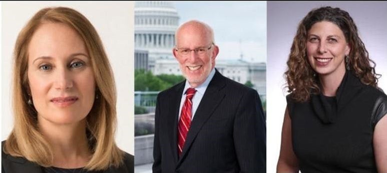 From left: Ruth Ben-Ghiat, Benjamin Ginsberg, and Rachel Kleinfeld