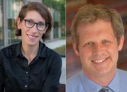 From left: Genevieve Lakier, Eugene Volokh