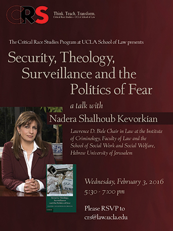 Security, Theology, Surveillance and the Politics of Fear