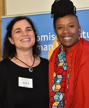 UCLA Law professors Asli Bâli (left) and E. Tendayi Achiume organized the symposium.