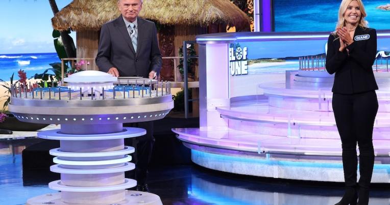 UCLA Law Lecturer Diane Birnholz and Pat Sajak on Wheel of Fortune
