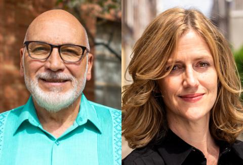 Joseph Berra (left) and Kate Mackintosh