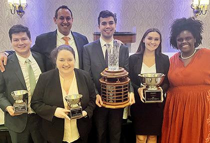 From left: Peter Jones, Sarah Stebbins, Justin Bernstein, Avery Hitchcock, Shasta Fields, Regina Campbell