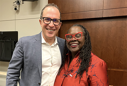 Michael Waterstone (left) and Angela Onwuachi-Willig