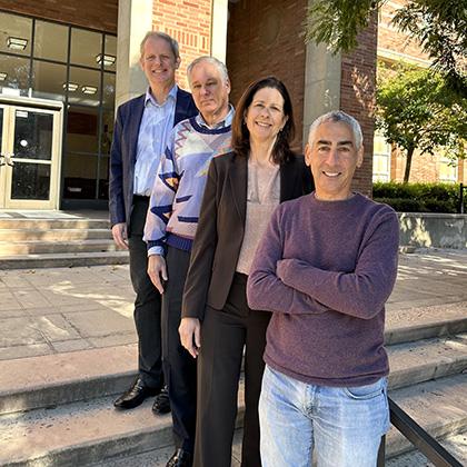 Left to right: Eugene Volokh, Daniel Bussel, Iman Anabtawi, and Stuart Banner