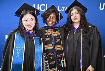 UCLA Law students at commencement