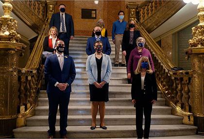 A scene from Maximina Juson’s documentary, “One Person, One Vote,” which follows four presidential electors representing different parties in Colorado during the 2020 election. Photo credit: UCLA Newsroom