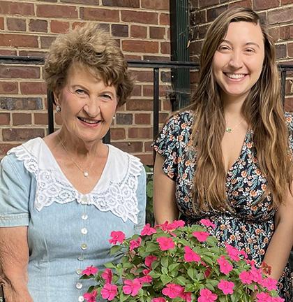 Amber Grimmer with her grandmother. Courtesy: Amber Grimmer