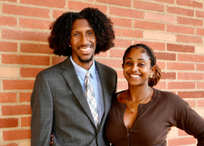 Joshua Wooten (left) and Ilu Tefera