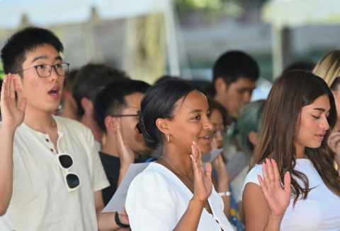 UCLA Law students during the 2026 student convocation