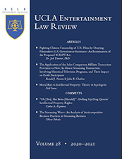Entertainment Law Review