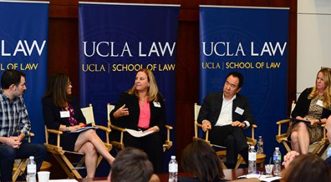 From left: Douglas Lichtman, Betsy Zedek, Rebecca Borden, Steve Kang and Karen Thorland.